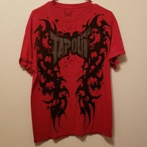Red tapout t-shirt mens L